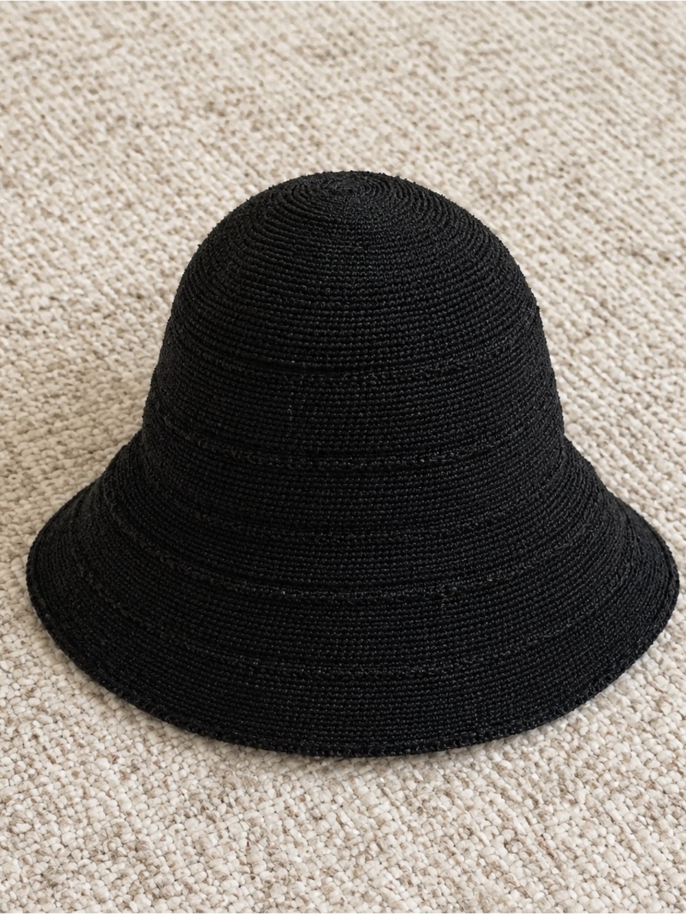 Janessa Leone Zeke Black Bucket Hat